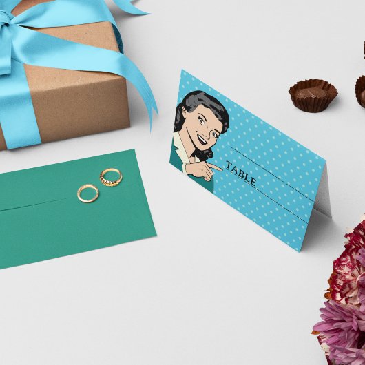 Retro 70'er Pop Art Stripboek Fun Trouwdag