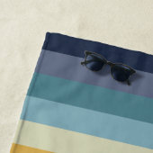 retro 70s 60s vibe strepen strandlaken (In situ)