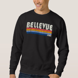 Retro 70s 80s Stijl Bellevue Iowa Trui