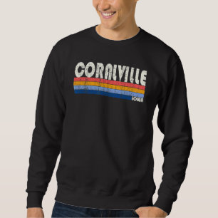 Retro 70s 80s Stijl Coralville Iowa Trui