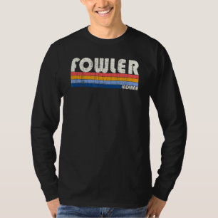 Retro  70s 80s Stijl Fowler Indiana T-shirt