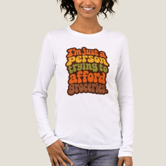 Retro 70s Afford Boodschappen Grappige T-shirt