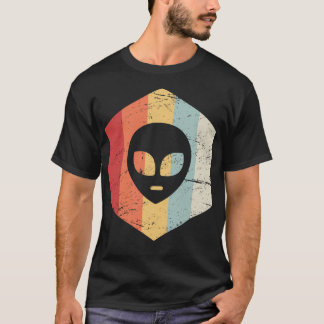 Retro 70S Alien UFO Icon T-shirt