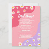 Retro 70s Bachelorette Weekend Itinerary Kaart (Achterkant)