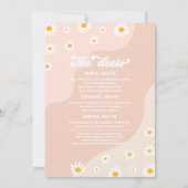 Retro 70s Bachelorette Weekend Itinerary Kaart (Achterkant)