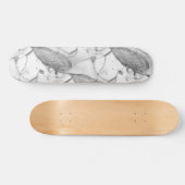 Retro 70s Bikini Girl Skateboard (Horizontaal)