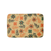 Retro  70s Bloemblaadjes Patroon Badmat (Voorkant)