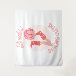 Retro 70's Bride's Dancing Queens Bachelorette Wandkleed