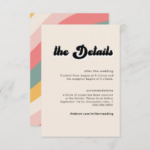 Retro 70s Colour Waves — Kaart met details