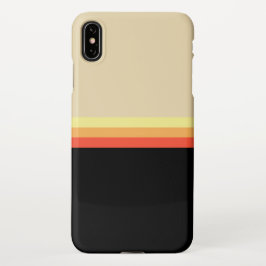 Retro 70s Coloured Palette iPhone XS Max Hoesje