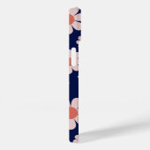 Retro  70s Daisy Pattern Groovy Naam toevoegen Case-Mate iPhone Case (Achterkant / Rechts)