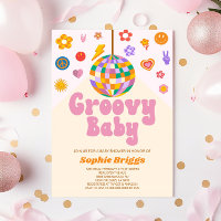 Retro 70's Disco Ball Groovy Baby Baby shower