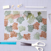 Retro 70s Flowers Tissuepapier (Craft)