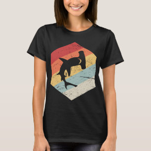 Retro 70s hamerhaai-icoon t-shirt