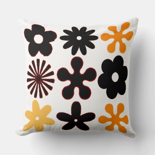 Retro 70's kussen (Voorkant)