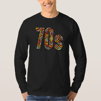 Retro 70's  partij uit de jaren zeventig van 1970 t-shirt