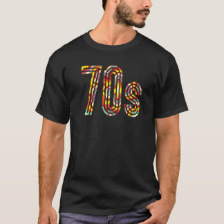 Retro 70's  partij uit de jaren zeventig van 1970 t-shirt