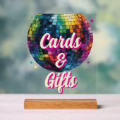 Retro 70's Party Disco Ball Wedding Cards & Gifts (Neutre)