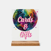 Retro 70's Party Disco Ball Wedding Cards & Gifts (Recto)