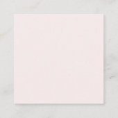 Retro 70s Pastel Roze Groovy QR Code RSVP Informatiekaartje (Achterkant)