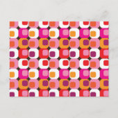 Retro 70s-patroon briefkaart (Voorkant)