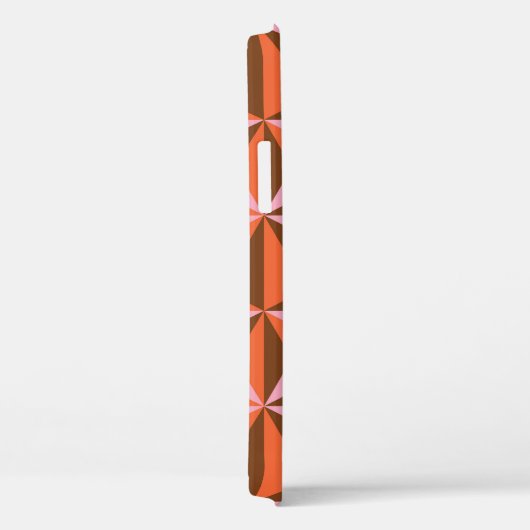 Retro 70's: patroonachtergrond Case-Mate iPhone case (Achterkant / Rechts)