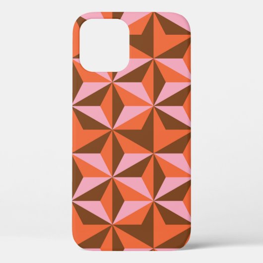 Retro 70's:  patroonachtergrond Case-Mate iPhone case (Achterkant)