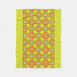Retro / 70s Patroonchic Fleece Blanket Deken
