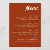 Retro 70s Rainbow Groovy Arch Foto Menu (Achterkant)