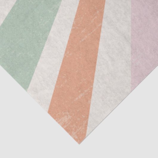 Retro 70s roze Peace Love Rock n Roll Decoupage Tissuepapier (Detail)