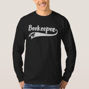Retro 70s Silhouette Bee Distres T-shirt