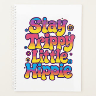 Rétro 70s Stay Trippy Little Hippie Art