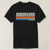 Retro  70s Stijl Samarkand, Oezbekistan T-shirt (Design voorkant)