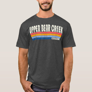 Retro 70s stijl Stijl bovenaan Beer Creek, CO T-shirt