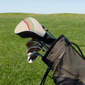 Retro  70's Stripe Golfheadcover (Insitu)
