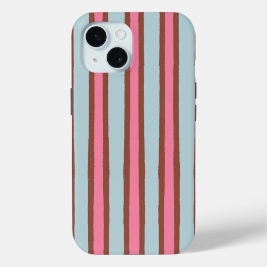 Retro 70s Stripe Tough Phone Case (Achterkant)