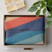 Retro 70s Stripes Groovy Tissuepapier (Geschenk)