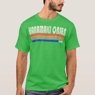 Retro 70s Style Hanamaki Onsen, Japan T-shirt