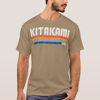 Retro 70s Style Kitakami, Japan T-shirt