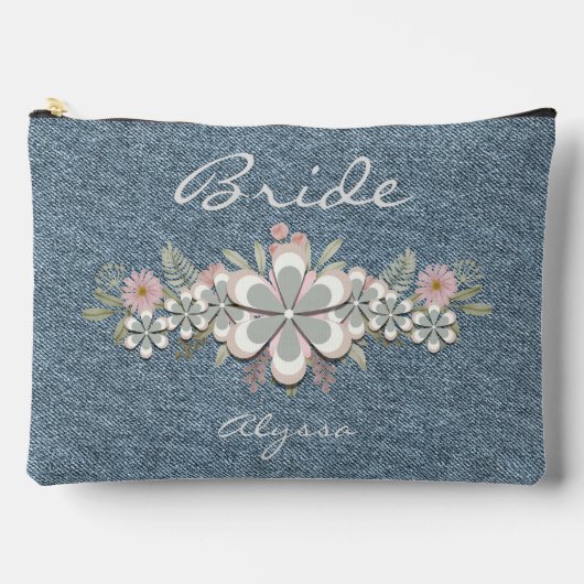 Retro 70's ventilatorkracht groen-witte bride etui (Voorkant)