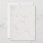 Retro 70s verjaardag thema Uitnodiging (Achterkant)