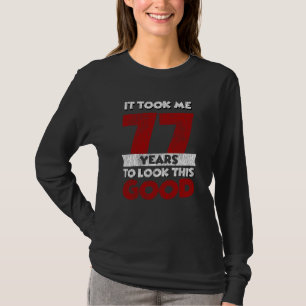 Retro 77 Jaar Oud Funny 77e Verjaardagscadeau T-shirt