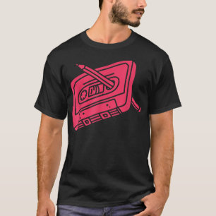 Retro 80-muziektape t-shirt