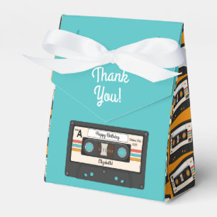 Retro 80's 90 Cassettebandje Music Birthday Party Bedankdoosjes