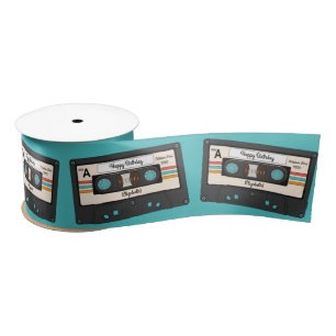 Retro 80's 90 Cassettebandje Music Birthday Party Lint