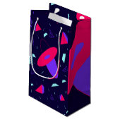 Retro 80s/90s Gift Bag Klein Cadeauzakje (Achterkant Gekanteld)