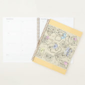 Retro 80s 90s Nostalgic Cassette Mix Tape Pattern (Devant avec enveloppe)