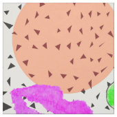 Retro 80's '90's 'Summer Beach Collage Pattern' Stof (Swatch)