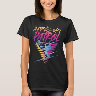 Retro 80s Apres Ski Patrol T-shirt