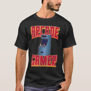 Retro 80s Arcade Gamer Classic videogames met 8 bi T-shirt
